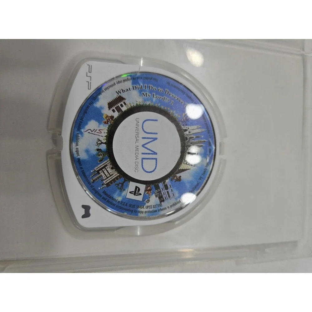 What‎ Did I Do to Deserve This, My Lord 2 (Sony PSP, 2010) No Manual PlayStation